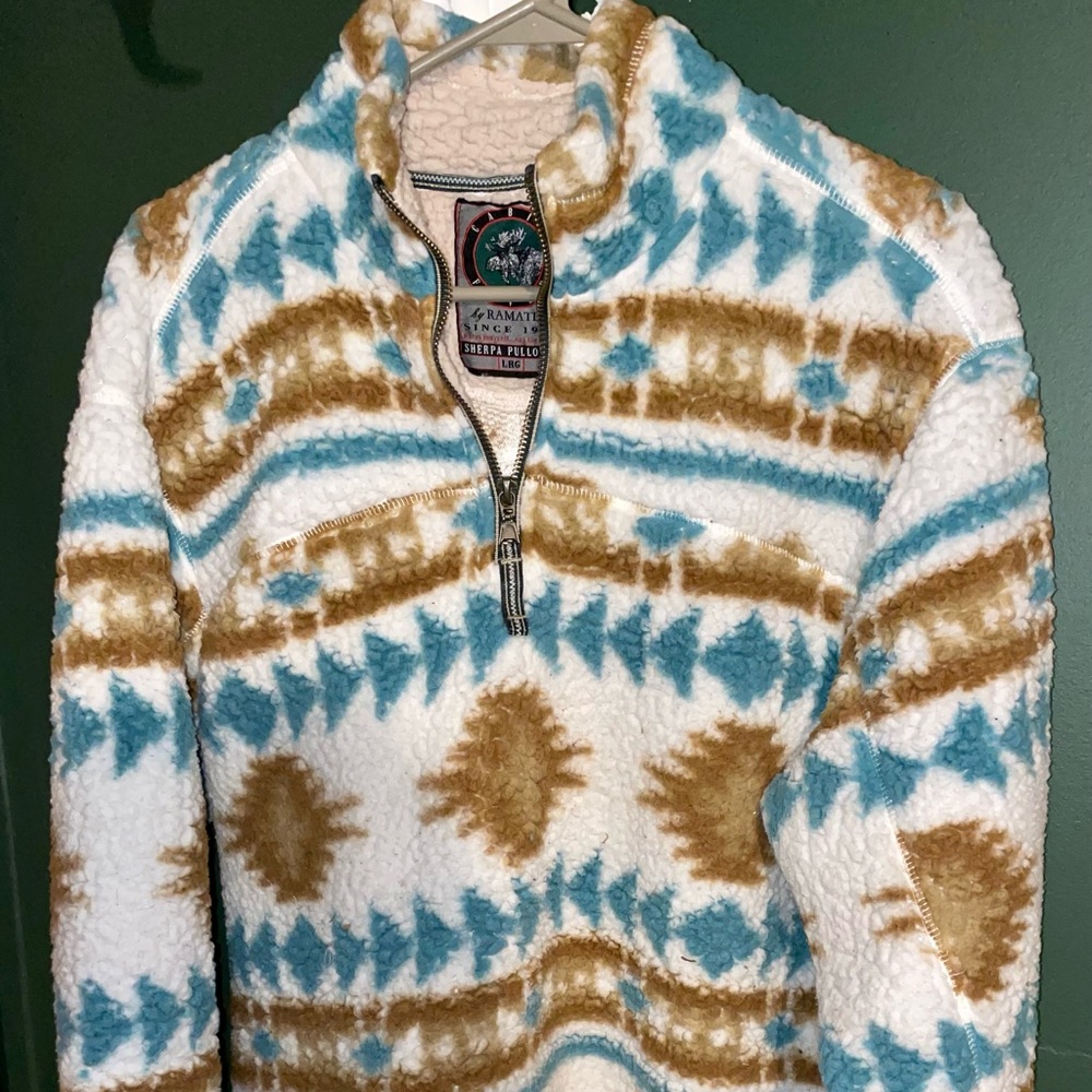 Long Sleeve Sherpa Pull Over